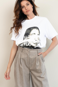 Elite Paris |  T-shirt with print Miu | white | Picture 4