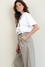 Elite Paris |  T-shirt with print Miu | white | Picture 7