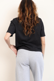 Elite Paris |  Cropped T-shirt with print Fries | black | Picture 9