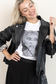 Elite Paris |  T-shirt with print Tee | white | Picture 2