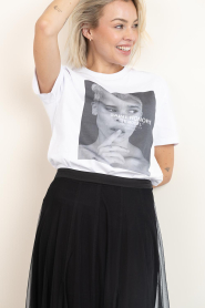 Elite Paris |  T-shirt with print Tee | white | Picture 5