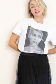 Elite Paris |  T-shirt with print Tee | white | Picture 6