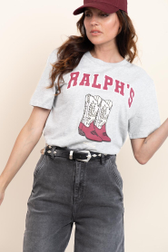Elite Paris |  T-shirt with print Ralphs | grey | Picture 1