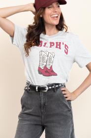 Elite Paris |  T-shirt with print Ralphs | grey | Picture 4