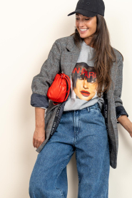 Elite Paris |  Oversized sweatshirt Emily | grey  | Picture 2