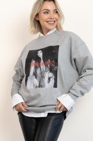Elite Paris |  Oversized sweatshirt Cher| grey  | Picture 5