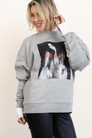 Elite Paris |  Oversized sweatshirt Cher| grey  | Picture 6