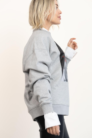 Elite Paris |  Oversized sweatshirt Cher| grey  | Picture 7
