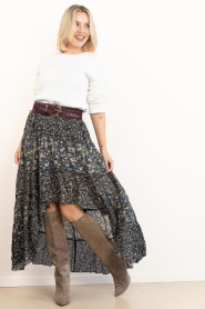 Toral :  Suede knee boots Sofia | taupe - img3