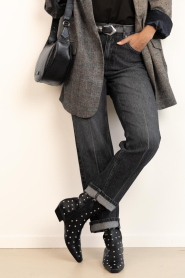 Toral |  Leather ankle boots with studs Irene | black | Picture 4