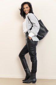 Toral |  Leather ankle boots with studs Irene | black | Picture 3