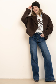 ba&sh |  Sweater with logo Fenja | natural | Picture 4