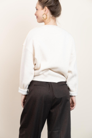 ba&sh |  Sweater with logo Fenja | natural | Picture 7