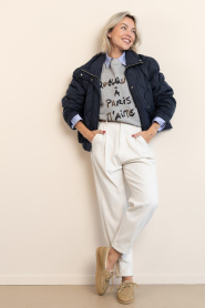 ba&sh |  Sweater with text Brice | grey | Picture 3