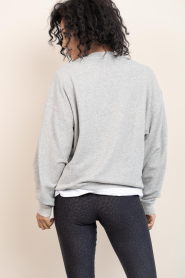 ba&sh |  Sweater with text Brice | grey | Picture 8