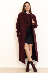 March23 :  Socks Zaira | burgundy - img3