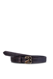 March23 |  Belt with gold colored buckle Ava | brown | Picture 1