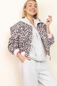 Lollys Laundry |  Bomber jacket with leopard print Liw | animal print  | Picture 4