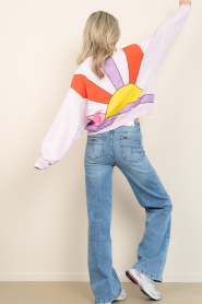Lollys Laundry |  Sweater with logo Sydney | pink | Picture 4