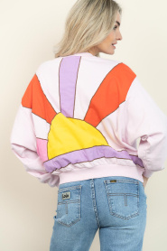 Lollys Laundry |  Sweater with logo Sydney | pink | Picture 5