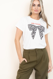 Lollys Laundry |  T-shirt with print Roma | white | Picture 2