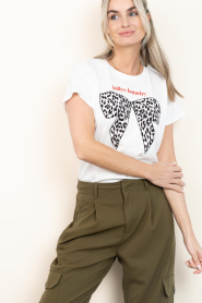 Lollys Laundry |  T-shirt with print Roma | white | Picture 5