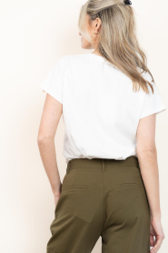 Lollys Laundry |  T-shirt with print Roma | white | Picture 7