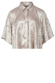 Est'Seven |  Shiny blouse Alijah | gold | Picture 1