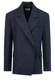 Est'Seven |  Luxe oversized blazer Elle | blue | Picture 1