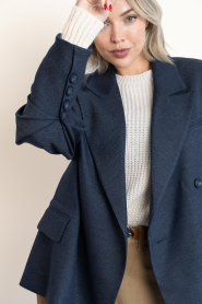 Est'Seven |  Luxe oversized blazer Elle | blue | Picture 5