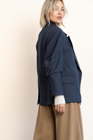 Est'Seven |  Luxe oversized blazer Elle | blue | Picture 7