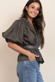 Est'Seven |  Jacket with puffed sleeves Elanora | brown | Picture 8