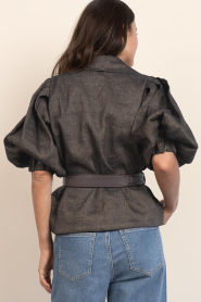 Est'Seven |  Jacket with puffed sleeves Elanora | brown | Picture 9