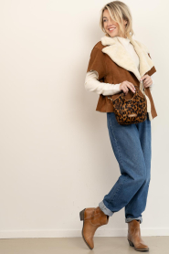 Est'Seven |  Lammy cape/jacket Louise | camel | Picture 4