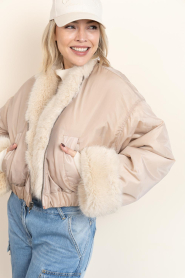 Est'Seven |  Revisable  bomber jacket Kingsky| natural | Picture 10