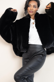 Est'Seven |  Rev. bomber jacket Kingsky | black | Picture 6