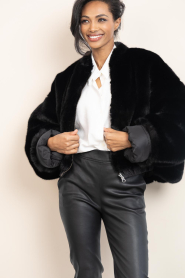 Est'Seven |  Rev. bomber jacket Kingsky | black | Picture 4