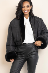 Est'Seven |  Rev. bomber jacket Kingsky | black | Picture 2