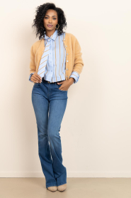 American Vintage |  Soft alpaca cardigan Vitow | camel | Picture 3