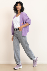 American Vintage |  Cardigan with buttons Nenybay | purple | Picture 3
