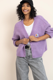 American Vintage |  Cardigan with buttons Nenybay | purple | Picture 5