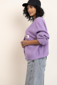 American Vintage |  Cardigan with buttons Nenybay | purple | Picture 6