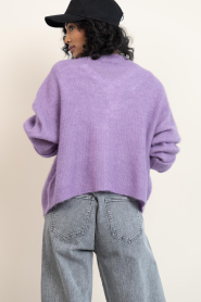 American Vintage |  Cardigan with buttons Nenybay | purple | Picture 7
