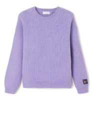 American Vintage |  Oversized knitted sweater East | purple | Picture 1