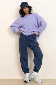 American Vintage |  Oversized knitted sweater East | purple | Picture 3