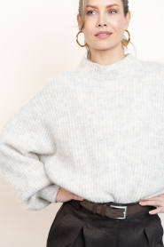 American Vintage |  Knitted sweater East | grey | Picture 6