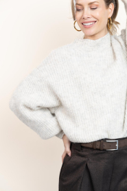 American Vintage |  Knitted sweater East | grey | Picture 7