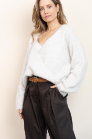 American Vintage |  Alpaca sweater Nuny | grey | Picture 2