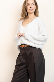 American Vintage |  Alpaca sweater Nuny | grey | Picture 4