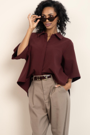 Est'Seven |  Blouse Alijah | burgundy | Picture 5